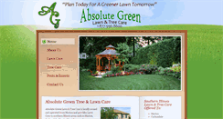 Desktop Screenshot of absolutegreenlawnandtreecare.com